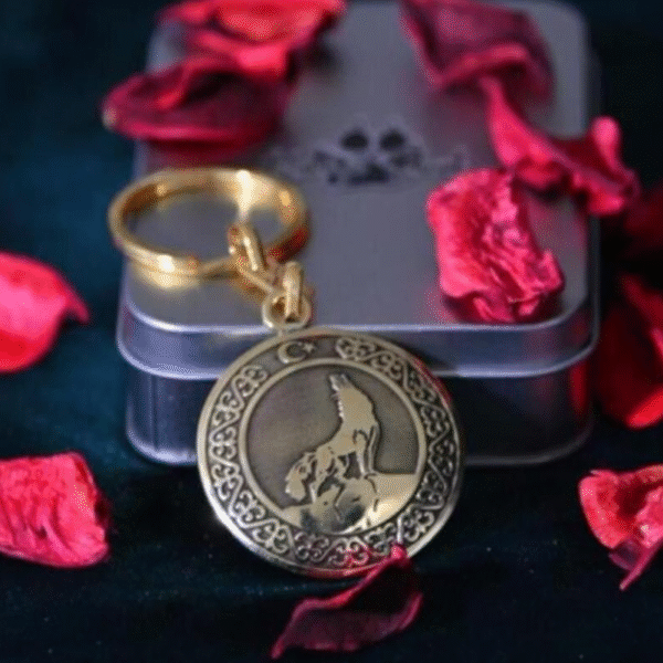 Anahtarlık (Çift Taraflı Bozkurt)